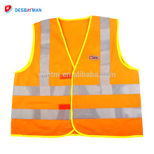 China Supply Lime Green HI VIS reflektierende Polyester Safety Work Polo Kurzarm Shirts